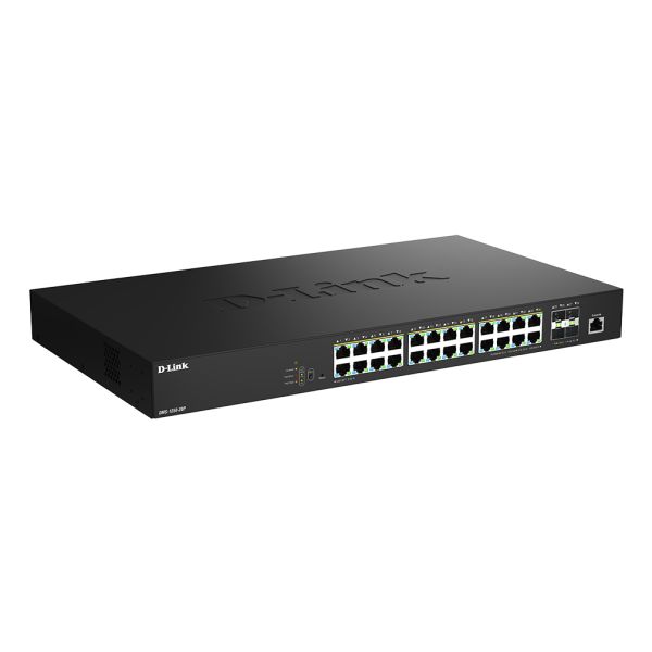 D-Link DMS-1250-28P/E netwerk-switch Managed L2 2.5G Ethernet (100/1000/2500) Power over Ethernet (PoE) Zwart (DMS-1250-28P/E)