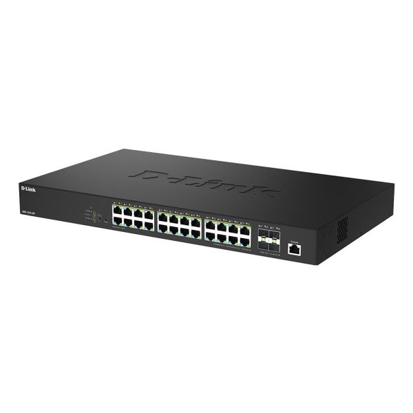 D-Link DMS-1250-28P/E netwerk-switch Managed L2 2.5G Ethernet (100/1000/2500) Power over Ethernet (PoE) Zwart (DMS-1250-28P/E)
