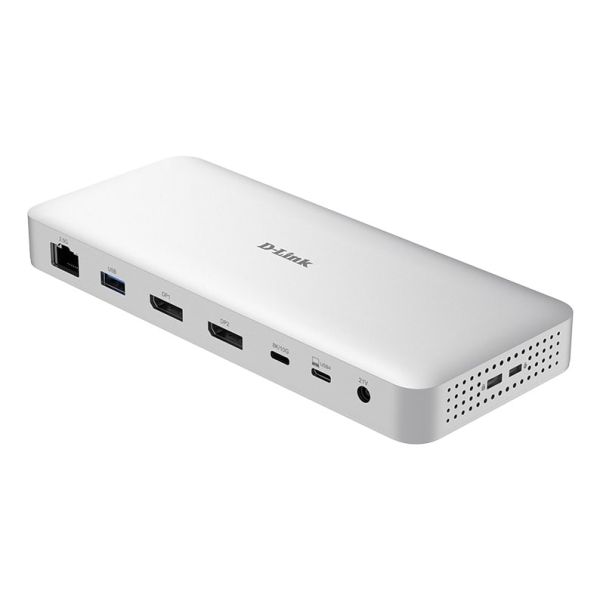 D-Link DUF-901/E laptop dock & poortreplicator Bedraad USB4 Grijs (DUF-901/E)