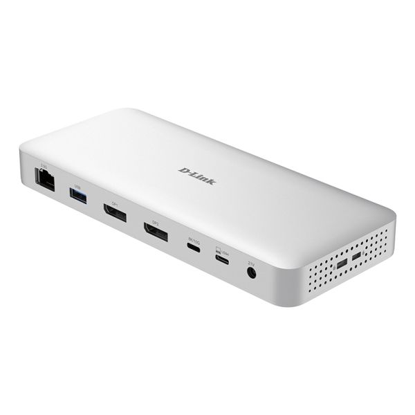 D-Link DUF-901/E laptop dock & poortreplicator Bedraad USB4 Grijs (DUF-901/E)