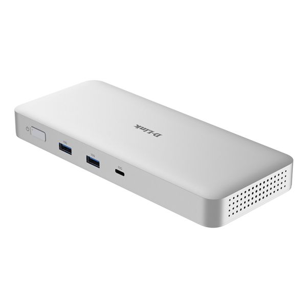 D-Link DUF-901/E laptop dock & poortreplicator Bedraad USB4 Grijs (DUF-901/E)