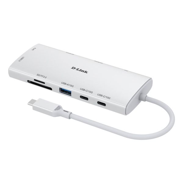D-Link DUP-A01 interface hub USB 3.2 Gen 1 (3.1 Gen 1) Type-C 10000 Mbit/s Wit (DUP-A01)