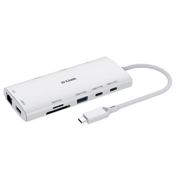 D-Link DUP-A01/M interface hub USB 3.2 Gen 1 (3.1 Gen 1) Type-C 10000 Mbit/s Wit (DUP-A01)