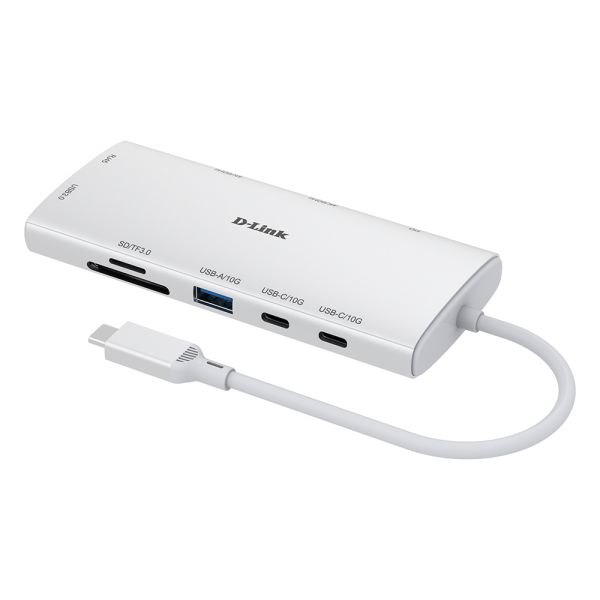 D-Link DUP-A01/M interface hub USB 3.2 Gen 1 (3.1 Gen 1) Type-C 10000 Mbit/s Wit (DUP-A01)
