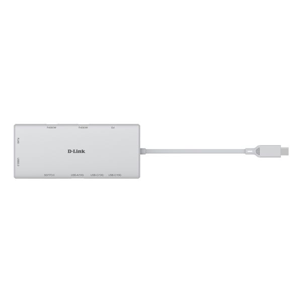 D-Link DUP-A01 interface hub USB 3.2 Gen 1 (3.1 Gen 1) Type-C 10000 Mbit/s Wit (DUP-A01)