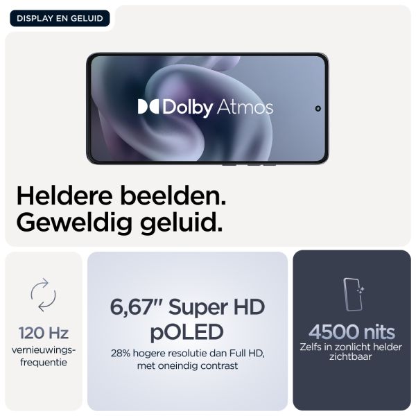 Motorola moto g86 5G 16,9 cm (6.67") Dual SIM Android 15 USB Type-C 8 GB 256 GB 5200 mAh Donkerblauw (PB7L0086SE) Motorola moto g86 5G 16,9 cm (6.67") Dual SIM Android 15 USB Type-C 8 GB 256 GB 5200 mAh Donkerblauw (PB7L0086SE)
