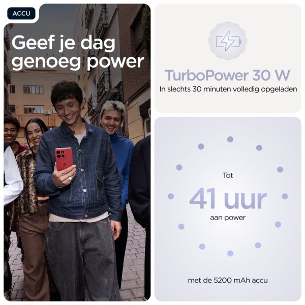 Motorola moto g86 5G 16,9 cm (6.67") Dual SIM Android 15 USB Type-C 8 GB 256 GB 5200 mAh Lila (PB7L0087SE) Motorola moto g86 5G 16,9 cm (6.67") Dual SIM Android 15 USB Type-C 8 GB 256 GB 5200 mAh Lila (PB7L0087SE)