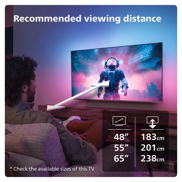 Philips 48OLED759/12 tv 121,9 cm (48") 4K Ultra HD Smart TV Wifi Chroom (48OLED759/12)