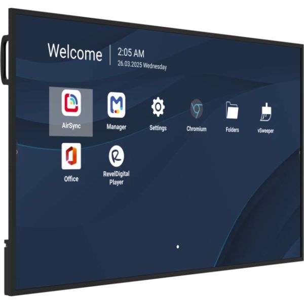 Viewsonic CDE6531-1C beeldkrant Digitale signage flatscreen 165,1 cm (65") LCD Wifi 500 cd/m² 4K Ultra HD Zwart Type processor Android 14 24/7 (CDE6531-1C)