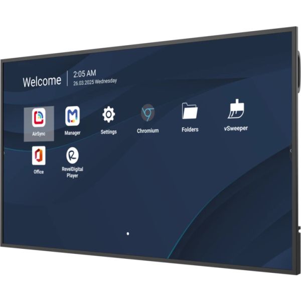 Viewsonic CDE6531-1C beeldkrant Digitale signage flatscreen 165,1 cm (65") LCD Wifi 500 cd/m² 4K Ultra HD Zwart Type processor Android 14 24/7 (CDE6531-1C)