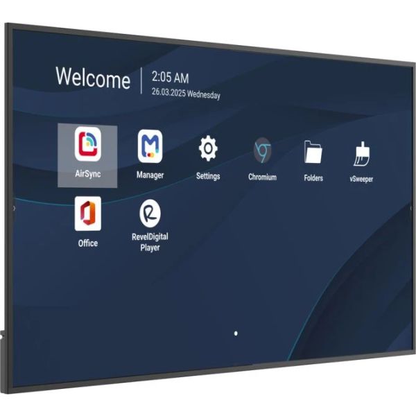 Viewsonic CDE7514-2C beeldkrant Digitale signage flatscreen 190,5 cm (75") LCD Wifi 500 cd/m² 4K Ultra HD Zwart Type processor Android 14 24/7 (CDE7514-2C)