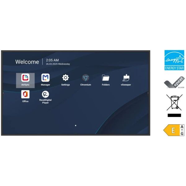 Viewsonic CDE7514-2C beeldkrant Digitale signage flatscreen 190,5 cm (75") LCD Wifi 500 cd/m² 4K Ultra HD Zwart Type processor Android 14 24/7 (CDE7514-2C) 1/5 Viewsonic CDE7514-2C beeldkrant Digitale signage flatscreen 190,5 cm (75") LCD Wifi 500 cd/m² 4K Ultra HD Zwart Type processor Android 14 24/7 (CDE7514-2C)