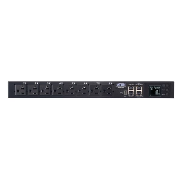 ATEN PG5308G-AT energiedistributie 8 AC-uitgang(en) 1U Zwart (PG5308G-AT)