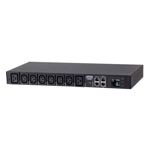 ATEN PG8308G-AT energiedistributie 8 AC-uitgang(en) 1U Zwart (PG8308G-AT)