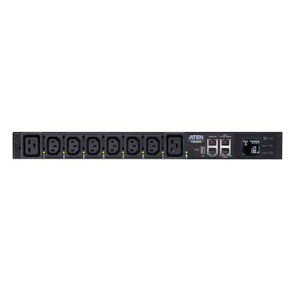 ATEN PG8308G-AT energiedistributie 8 AC-uitgang(en) 1U Zwart (PG8308G-AT)