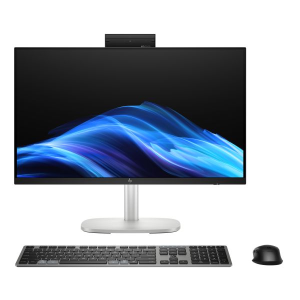 HP EliteStudio 8 G1i AI Wolf Pro Security Edition Intel Core Ultra 5 235 60,5 cm (23.8") 1920 x 1080 Pixels Touchscreen Alles-in-één-pc 16 GB DDR5-SDRAM 512 GB SSD Windows 11 Pro Wi-Fi 7 (802.11be) AI PC Zilver (A55QNET#ABH)