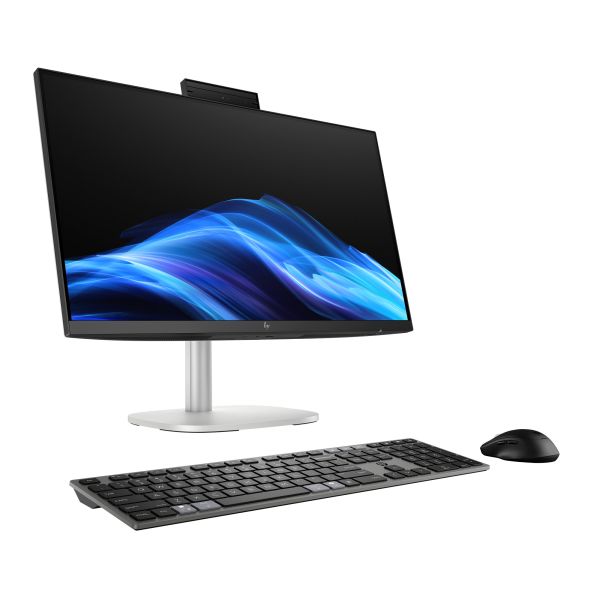 HP EliteStudio 8 G1i 23.8 AI Intel Core Ultra 7 265 60,5 cm (23.8") 1920 x 1080 Pixels Alles-in-één-pc 16 GB DDR5-SDRAM 512 GB SSD Windows 10 Pro Wi-Fi 7 (802.11be) AI PC Zilver (A55QQET#ABH)