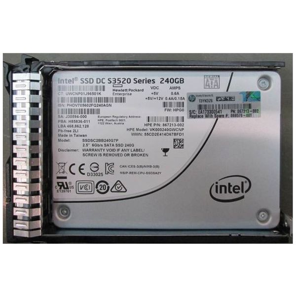 HP 240GB SATA Solid State Drive (VK000240GWSRQ-RFB)