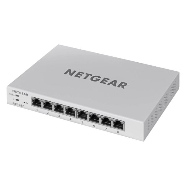 NETGEAR Switch 8x GE GC108P-100PES Insight Managed Smart (GC108P-100PES)