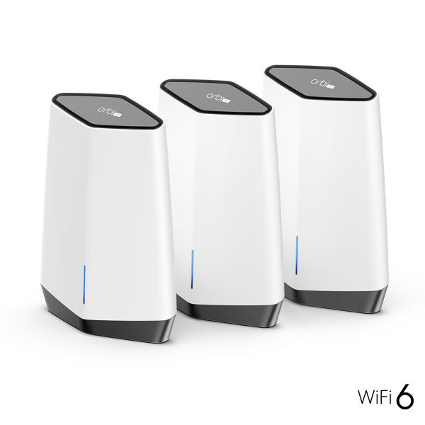 NETGEAR Orbi Pro WiFi 6 Tri-band Mesh System (SXK80B3) (SXK80B3-100EUS) NETGEAR Orbi Pro WiFi 6 Tri-band Mesh System (SXK80B3) (SXK80B3-100EUS)