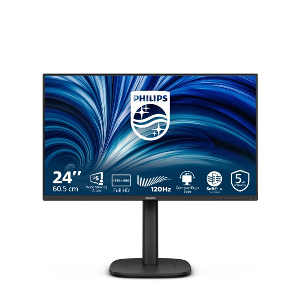 Philips 3000 series 24B2N3200J/00 computer monitor 60,5 cm (23.8") 1920 x 1080 Pixels Full HD LCD Zwart (24B2N3200J/00)