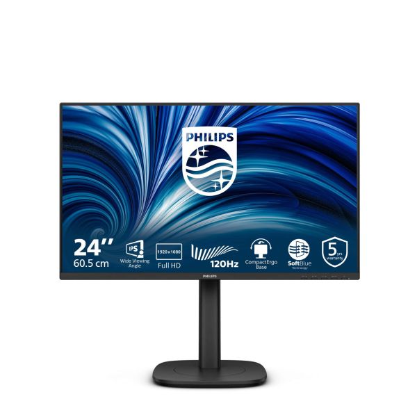 Philips 3000 series 24B2N3200J/00 computer monitor 60,5 cm (23.8") 1920 x 1080 Pixels Full HD LCD Zwart (24B2N3200J/00)