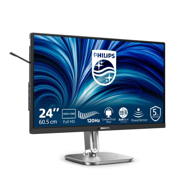 Philips 4000 series 24B2N4200/00 computer monitor 60,5 cm (23.8") 1920 x 1080 Pixels Full HD LCD Grijs (24B2N4200/00)