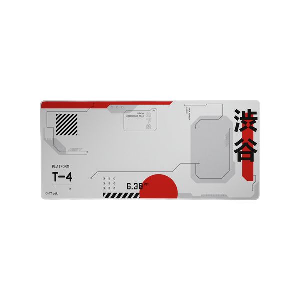 Trust GXT 759 XXL Game-muismat Zwart, Grijs, Rood, Wit (25717)
