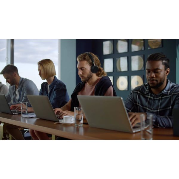Yealink BH72 Lite Teams Headset Draadloos Hoofdband Kantoor/callcenter USB Type-C Bluetooth Zwart (BH72LITETEAMSBLACKC)