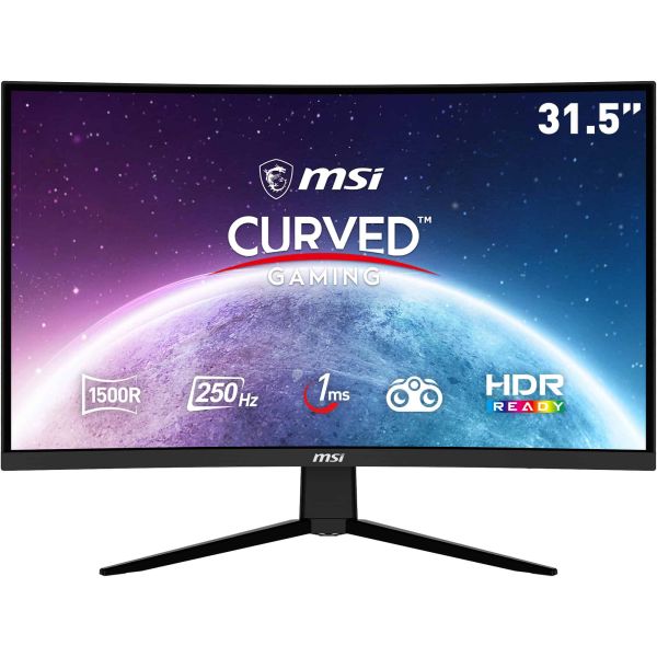 MSI G32C4XDE computer monitor 80 cm (31.5") 1920 x 1080 Pixels Full HD Zwart (9S6-3DA61T-039) MSI G32C4XDE computer monitor 80 cm (31.5") 1920 x 1080 Pixels Full HD Zwart (9S6-3DA61T-039)