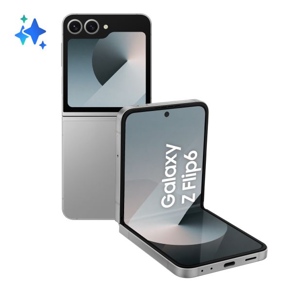 Samsung Galaxy Z Flip6 17 cm (6.7") Dual SIM Android 14 5G USB Type-C 12 GB 512 GB 4000 mAh Zilver (SM-F741BZSHEUE)