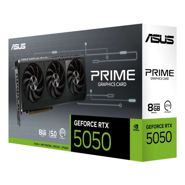 ASUS Prime -RTX5050-8G NVIDIA GeForce RTX 5050 8 GB GDDR6 (90YV0N71-M0NA00)