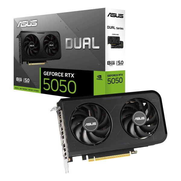 ASUS Dual -RTX5050-8G NVIDIA GeForce RTX 5050 8 GB GDDR6 (90YV0N73-M0NA00)