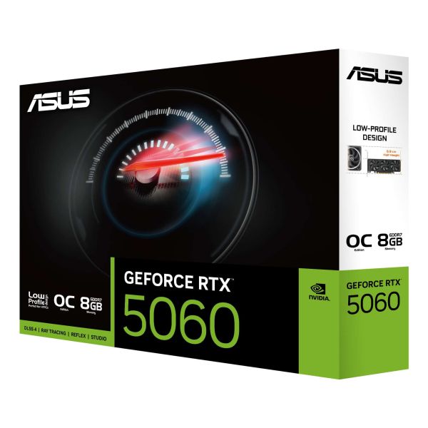 ASUS RTX5060-O8G-LP-BRK NVIDIA GeForce RTX 5060 8 GB GDDR7 (90YV0N90-M0NA00)