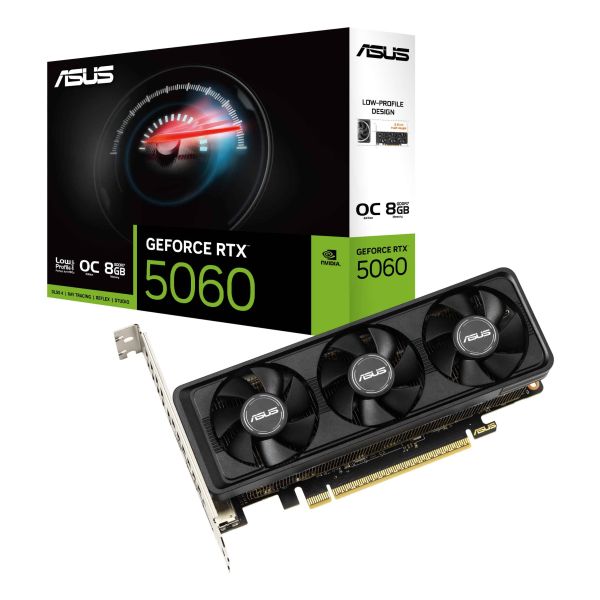 ASUS RTX5060-O8G-LP-BRK NVIDIA GeForce RTX 5060 8 GB GDDR7 (90YV0N90-M0NA00)
