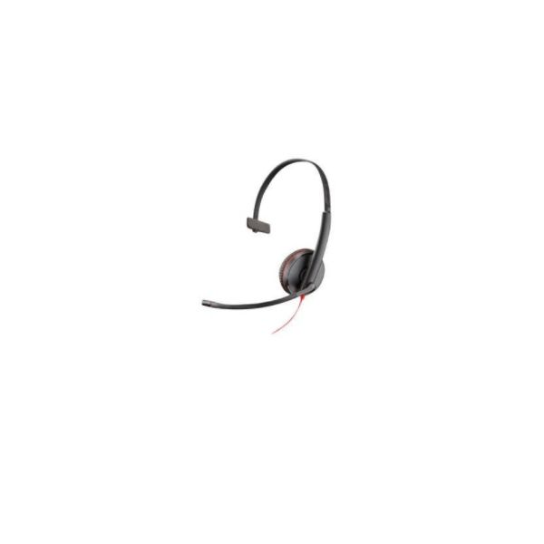 Poly Blackwire 3215 Headset Bedraad Hoofdband Kantoor/callcenter USB Type-A Zwart, Rood (209746-22) Poly Blackwire 3215 Headset Bedraad Hoofdband Kantoor/callcenter USB Type-A Zwart, Rood (209746-22)