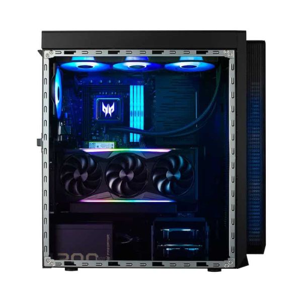 Acer Predator Orion 7000 PO7-660 Intel Core Ultra 7 265KF 32 GB DDR5-SDRAM 2 TB SSD NVIDIA GeForce RTX 5080 Windows 11 Home Desktop PC Zwart (DG.E4DEG.00F)