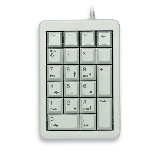 CHERRY G84-4700 numeriek toetsenbord Laptop/pc USB Grijs (G84-4700LUCUS-0)