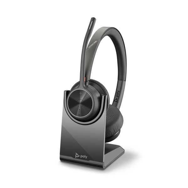 Poly Voyager 4320 UC Headset Draadloos Hoofdband Kantoor/callcenter USB Type-C Bluetooth Oplaadhouder Zwart (218479-01) Poly Voyager 4320 UC Headset Draadloos Hoofdband Kantoor/callcenter USB Type-C Bluetooth Oplaadhouder Zwart (218479-01)