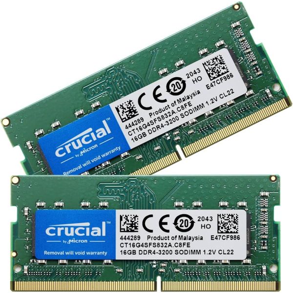 Crucial 16GB DDR4-3200 SODIMM (CT16G4DFS832AT)