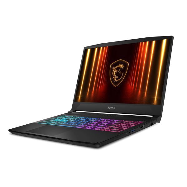 MSI Katana 15 HX B14WEK-048NL Intel® Core™ i9 i9-14900HX Laptop 39,6 cm (15.6") Full HD 16 GB DDR5-SDRAM 1 TB SSD NVIDIA GeForce RTX 5050 Wi-Fi 6E (802.11ax) Windows 11 Home Zwart (9S7-1587C1-048)