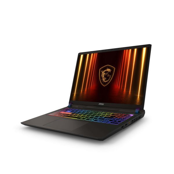 MSI Vector A16 HX A8WHG-023NL AMD Ryzen™ 9 8940HX Laptop 40,6 cm (16") Quad HD+ 16 GB DDR5-SDRAM 1 TB SSD NVIDIA GeForce RTX 5070 Ti Wi-Fi 6E (802.11ax) Windows 11 Home Grijs (9S7-15MM72-023)
