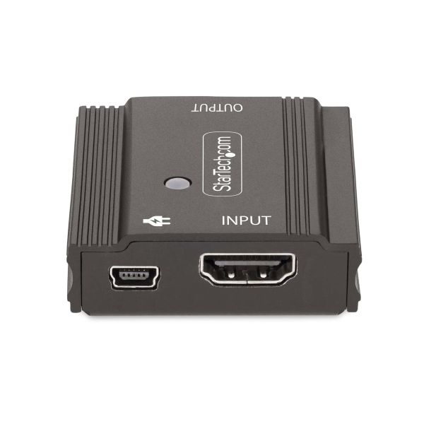 StarTech.com 10m 8K 60Hz HDMI Signaal Booster, Actieve HDMI 2.1 Inline Repeater en Video Signaal Versterker tot 8K 60Hz/4K 144Hz, Compacte HDMI Kabel Verlenger, HDMI Extender/Amplifier (33FT-8K-HDMI-BOOSTER)