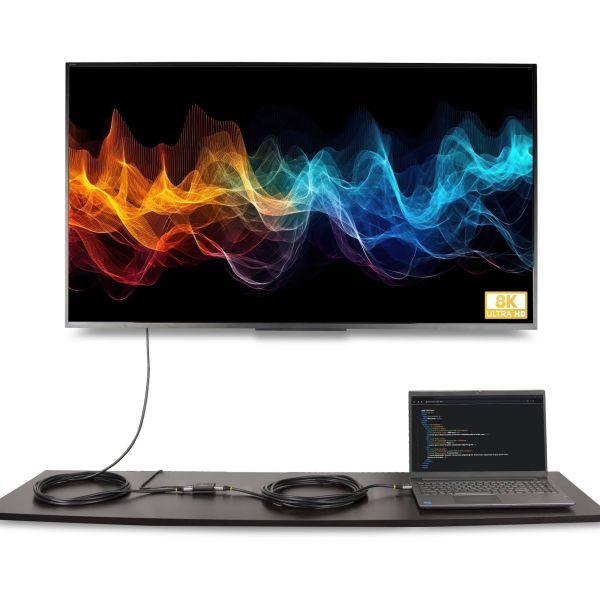 StarTech.com 10m 8K 60Hz HDMI Signaal Booster, Actieve HDMI 2.1 Inline Repeater en Video Signaal Versterker tot 8K 60Hz/4K 144Hz, Compacte HDMI Kabel Verlenger, HDMI Extender/Amplifier (33FT-8K-HDMI-BOOSTER)
