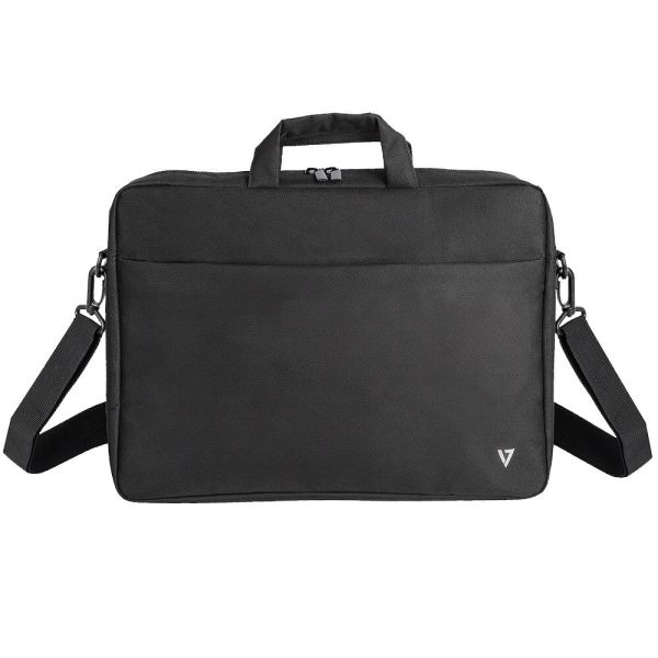 V7 CTK16-BLK laptoptas 39,6 cm (15.6") Aktetas Zwart (CTK16-BLK)