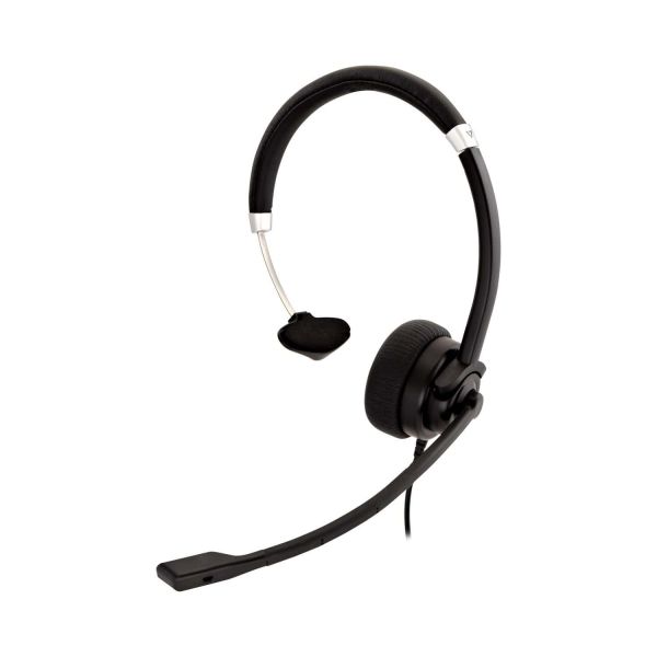 V7 HU411 hoofdtelefoon/headset Bedraad Hoofdband Kantoor/callcenter Zwart (HU411) V7 HU411 hoofdtelefoon/headset Bedraad Hoofdband Kantoor/callcenter Zwart (HU411)