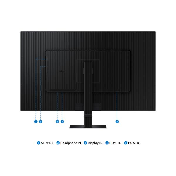 Samsung LS32D702EBUXEN computer monitor 81,3 cm (32") 3840 x 2160 Pixels 4K Ultra HD LED Zwart (LS32D702EBUXEN)