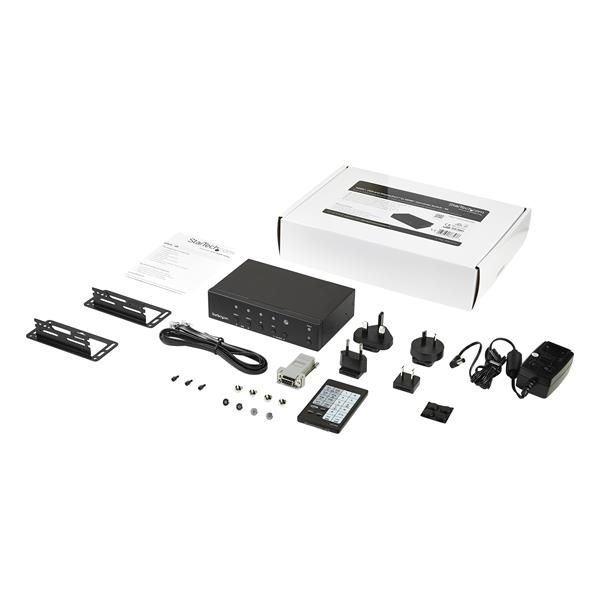 StarTech.com Multi-input naar HDMI automatisch/prioriteit switch en converter 4K (HDVGADP2HD)