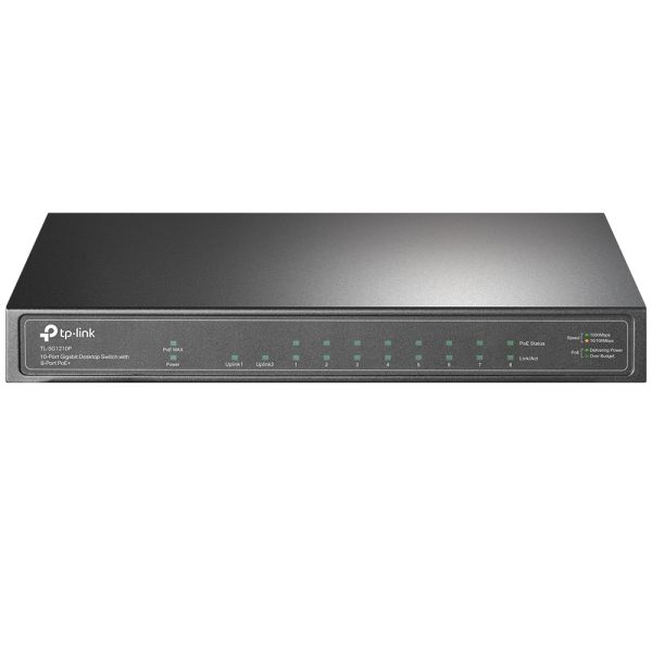 TP-Link TL-SG1210P netwerk-switch Unmanaged Gigabit Ethernet (10/100/1000) Power over Ethernet (PoE) Grijs (SG1210P) TP-Link TL-SG1210P netwerk-switch Unmanaged Gigabit Ethernet (10/100/1000) Power over Ethernet (PoE) Grijs (SG1210P)