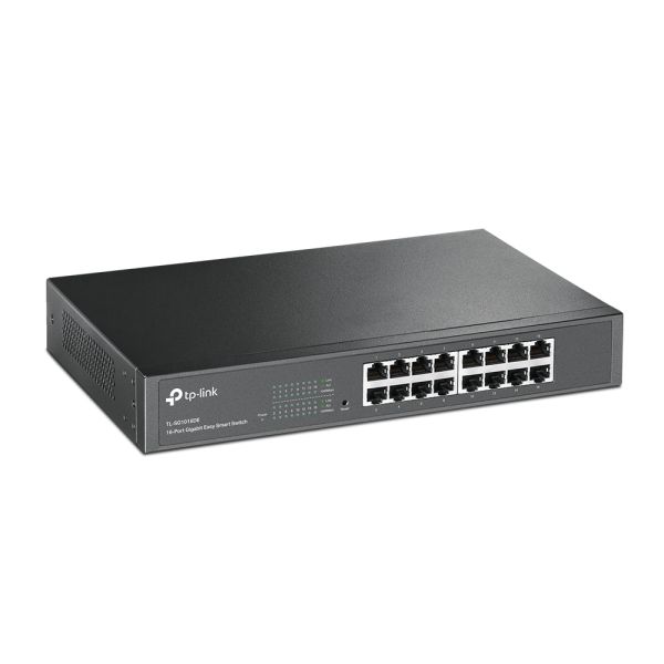 TP-Link TL-SG1016DE Managed L2 Gigabit Ethernet (10/100/1000) 1U Zwart (TL-SG1016DE(UN))